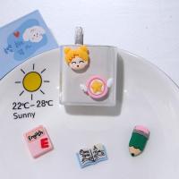 美少女透明壳 华为66w适用荣耀50/60pro数据线保护套nova8/9充电器透明壳magic3