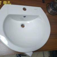 半嵌入式台上盆陶瓷洗手盆单盆家用洗脸盆洗面盆卫生间面盆洗漱池 半嵌入式台上盆陶瓷洗手盆单盆家用洗脸盆洗面盆卫生间面盆洗漱