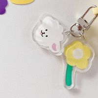 单独黄花小白挂件 [1代/2代] airpodspro保护套airpods苹果1/2代无线蓝牙耳机套pro软硅胶3紫花