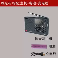 M170珠光灰 标配[主机+电池+充电线] 收音机多功能大音量老年人录音机插卡迷你半导体播放器老人唱戏机