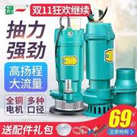 特价290W1寸无赠品无质保 潜水泵家用220v污水泵1/2/3寸4化粪池抽水泵小型抽水机农用高扬程