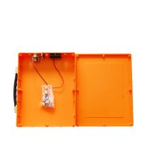 桔色52带配件 12v锂电池组装配件锂电池外壳18650电池盒防水户外储蓄电瓶塑料