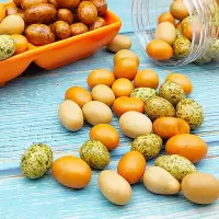多彩综合花生2瓶 鱼皮花生旗舰店小志哥多彩海苔裹衣花生迷惑怪味豆