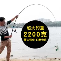 1.8米碳素裸竿无配件 矶竿矶钓竿碳素超轻超硬短节手海两用小海竿抛投甩杆特价套装全套
