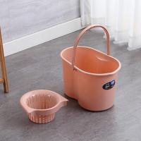 7063替换篮-单篮子 家用手动加厚挤水桶手压地拖桶拖地桶拖地拖把桶塑料拧水桶墩布桶