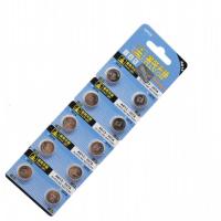 10粒价(2件送1件) AG13 LR44 357A SR44 A76 LR1154 纽扣电子电池温度计助听器