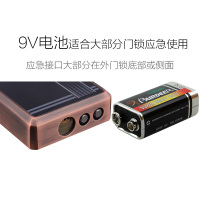 9V应急方电池 X1粒 电子门锁密码指纹锁电池5号电池智能门锁1.5v不漏液流水五号AA小米通用LR6智能锁专用不可充电