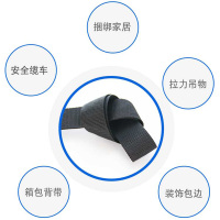 升级款[宽1.5厘米]50米 带子绳加密绳子捆绑绳打包带耐磨布条布带布绳宽绳子扁带绳带扁绳