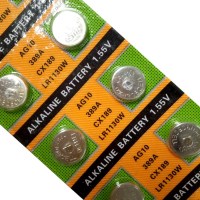 纽扣电池LR1130 1131 AG10 LR54 389A扣式小电子表计算器1.5V