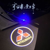 三菱红标(单个价) 无线充电迎宾灯三菱欧蓝德劲炫帕杰罗翼神奕歌投影氛围车门灯装饰