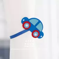 卡通-小汽车/2个 小汽车TOYCAR 卡通车窗帘窗纱磁铁扣绑带绑绳儿童样板房装饰一对