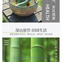 竹篮小号40*25*16 家用竹3编竹篮手提篮子手工鸡a蛋竹编制品水果菜篮厨房收纳筐购物