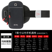 [均码臂围18cm-35cm]爵士黑 臂包手机钥匙男轻薄女夏款时尚跑步透气用臂套夏天手腕包手机袋