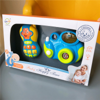 相机+手机 婴儿早教益智音乐灯光仿真照相机手机组合套装0-1岁宝宝启蒙玩具