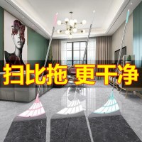 2021第二代黑科技魔术扫帚+挂钩 硅胶魔术刮水扫把家用室内耐用拖地扫地笤帚神器扫帚拖把两用