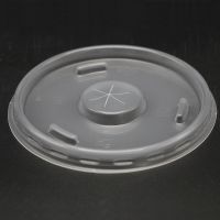 防漏加厚打包平盖 400个(适用90口径纸杯) 可乐杯防漏打包盖一次加厚平盖豆浆杯冷热饮外卖奶茶杯PP打包盖子