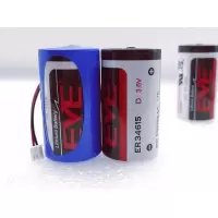 裸电池 EVE3.6V锂能D型1号智能水表电表流量计PLC物联网电池ER34615