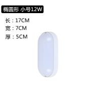 常规椭圆小号-12W白光 壁灯户外防水阳台露台吸顶灯走廊过道庭院楼梯卫生间浴室LED墙灯