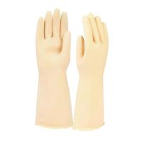 加厚小码(东方红) 2双装 加厚牛筋洗碗手套防水乳胶家务耐磨耐酸碱冬季洗衣服洗车手套女