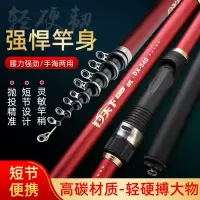 3.6米(红色)裸杆送竿稍 矶钓竿矶竿手海两用杆碳素超硬钓鱼竿抛竿套装特价海竿鱼竿远投竿