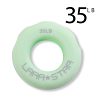 绿色椭圆形[35LB 适合8-12岁儿童] 硅胶握力器健身握力圈练手力男女手指训练锻炼康复训练器