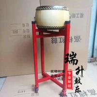 7寸椿木鼓黄牛皮+鼓棒 正宗黄牛皮鼓大鼓椿木白茬鼓锣鼓道士用实木乐器鼓小鼓堂鼓节奏鼓