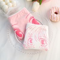 [2件]大漫画+大眼睛 M 建议75-100斤左右 内裤女款少女日系学生韩版二次元萝莉可爱卡通初高中生三角裤夏天