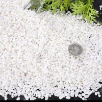 白色砂石0.4-0.6[50斤] 50斤鹅卵石雨花石原石鹅软暖石铺路铺地庭院园林造景天然大小石头