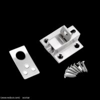 不锈钢 方形A款 斜口向上 实心不锈钢合金自关自动插销铝门窗门闩门栓塑钢窗弹簧飞机插销锁