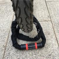 1米[7737] 自行车链条锁密码锁山地车锁单车防盗锁骑行装备公路车链条锁