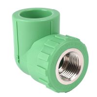 20*1/2内丝弯头(4分螺纹) 原 伟星ppr内丝弯头4分20 6分25内牙弯热熔水管配件阴螺纹管件接头绿