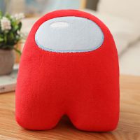 大红色US 10厘米 太空狼人杀玩偶among us公仔3D抱枕毛绒玩具动漫游戏周边生日礼物