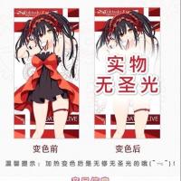 时崎狂三 动漫周边咒术回战五条悟纤维吸水浴巾时崎狂三绅士变色温变毛巾