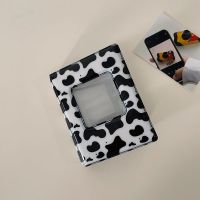 方形牛奶纹(32入) 韩国ins风奶牛纹拍立得宝丽来相册追星爱豆小卡收纳册情人节礼物