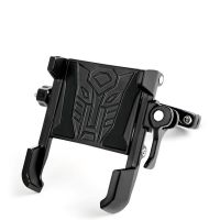 一键取放铝合金手机支架--车把款 外卖专用铝合金手机支架导航骑行电动车自行车摩托车