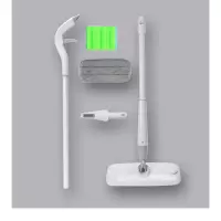 P8(布32*14cm)共2布 喷雾喷水平板拖把免手洗家用懒人拖布一拖净干湿两拖地神器