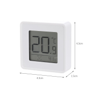 白色 FaSoLa电子干温湿度计家用室内高精度壁挂婴儿房温度湿度检测表