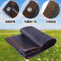18针加密加厚98%遮阳率包边打孔-2米宽*1米长 隔热遮阳网加密加厚防晒网户外庭院阳台车棚房顶黑色遮阴遮阳棚太