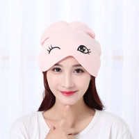 单层纯棉-眼睛粉 月子帽女冬春秋季孕妇产妇帽子头巾发带厚款透气产后用品秋套头帽