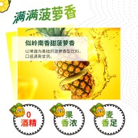 菠萝啤[500ML*2罐]6.13到期 廣氏广式菠萝啤酒0酒精碳酸汽水风味果味饮料饮品罐装500ML*12罐