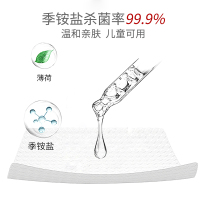 卫生湿巾整箱80片*5包杀菌率99.9%儿童宠物消毒无酒精 湿纸巾