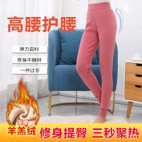 加厚保暖羊羔绒打底裤女冬季高腰显瘦小脚长裤大码棉裤弹力铅笔裤