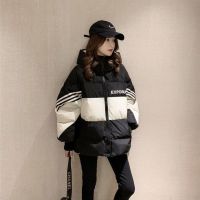 2021年新款韩版小个子羽绒服女短款休闲宽松加厚学生面包外套潮