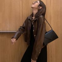 皮衣女士短夹克2020秋冬新款潮bf机车港风味pu洋气外套加绒厚学生