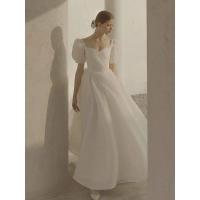 轻婚纱新娘2021新款法式赫本日常仙气质小个子晚礼服女平时可穿