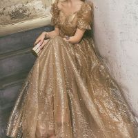 宴会晚礼服裙女2021新款学生成人礼年会主持气质平时可穿长款