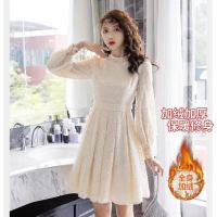 加绒/不加绒秋冬气质减龄遮肚子韩版洋气连衣裙遮肚显瘦打底必配