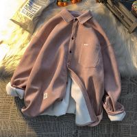 灯芯绒加绒衬衫女秋冬季保暖加厚新款2020年复古港味休闲百搭衬衣6天内发货