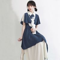 法式初恋桔梗裙子新款2021年毕业礼服18成人礼裙子夏季长款女学生