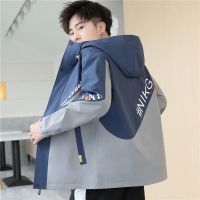 新款秋冬季外套男士加绒夹克韩版青少年学生加厚风衣潮男装上衣